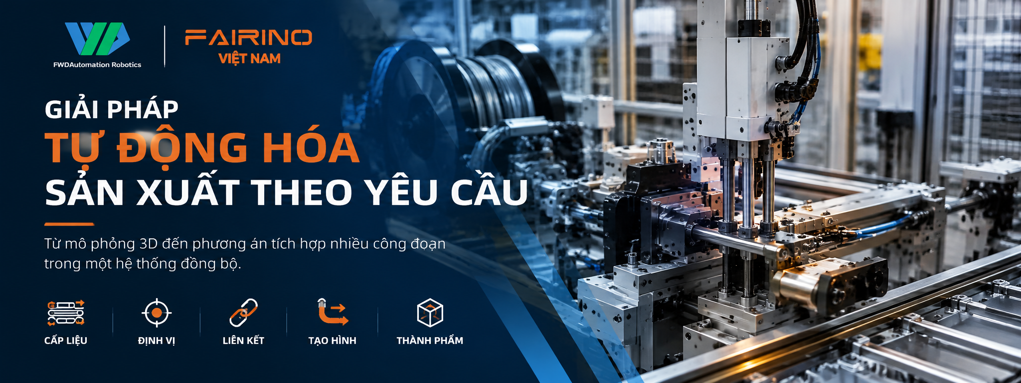 Hình minh họa phương án tự động hóa sản xuất FWD